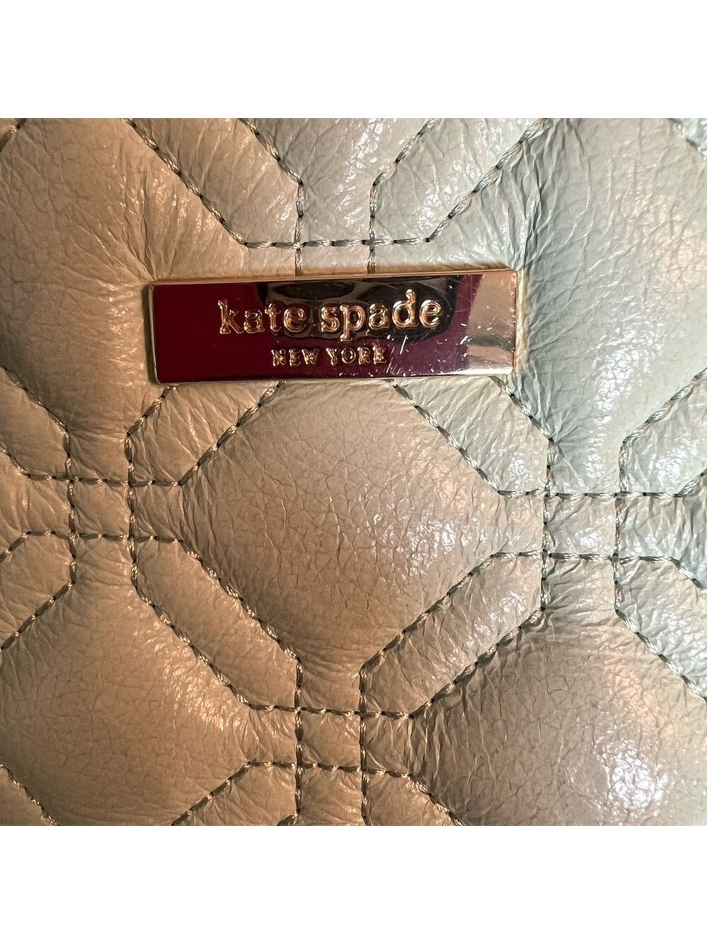 Kate Spade Rachelle Astor Quilted Mint Green Handbag - Picture 2 of 8